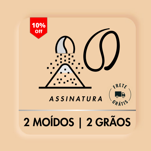 4 PACOTES | 2 MOÍDO-2GRÃO