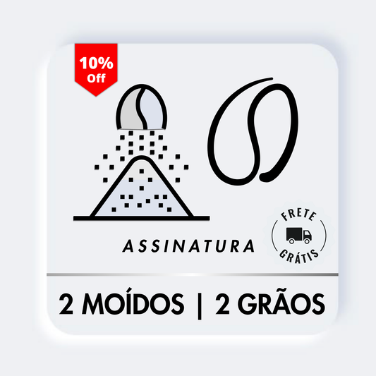 4 PACOTES | 2 MOÍDO-2GRÃO